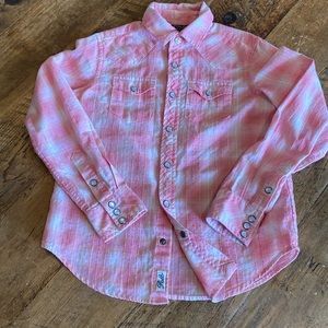 Polo by Ralph Lauren Western Pink Long Sleeve Top Size 7
